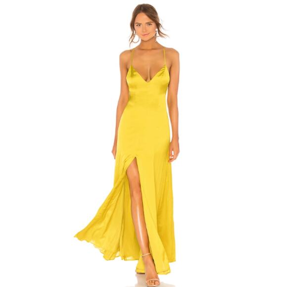 Lovers and Friends Bermuda Dress in Chartreuse Green NWT Size Small - Picture 1 of 4